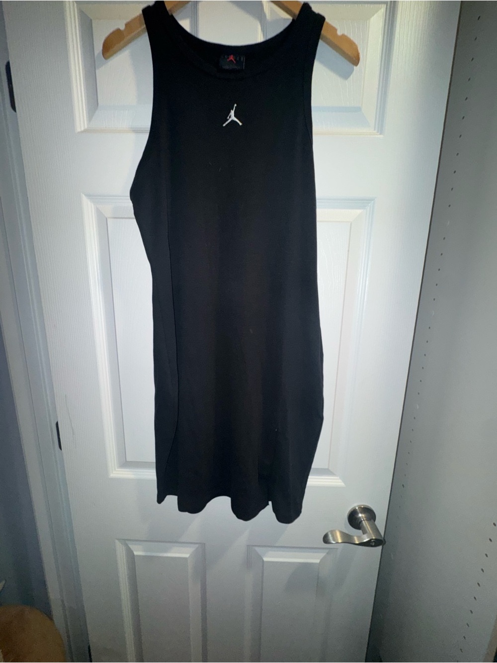 Jordan Nike Black Tank dress with White Jumpman Logo large women’s